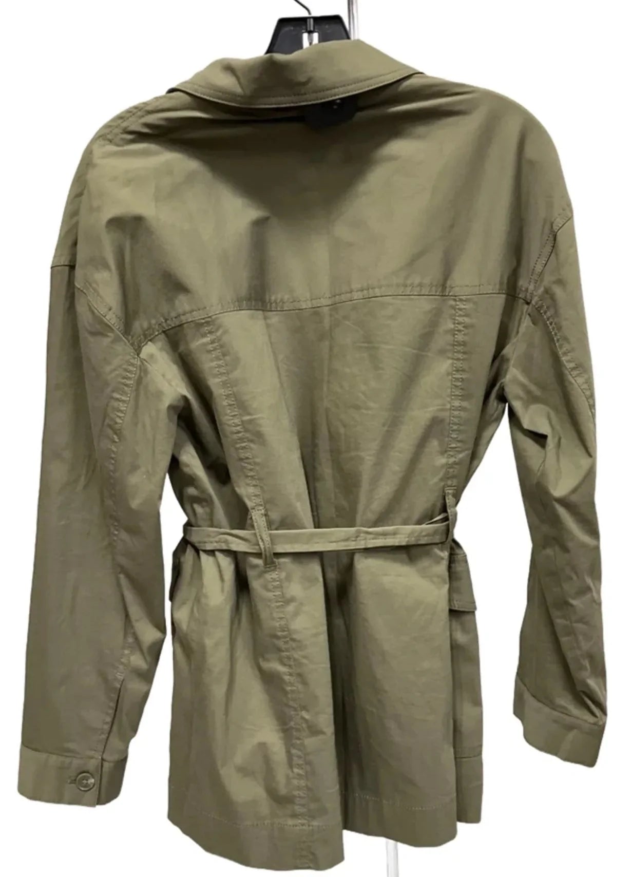 Jacket Utility By Express In Green, Size: S