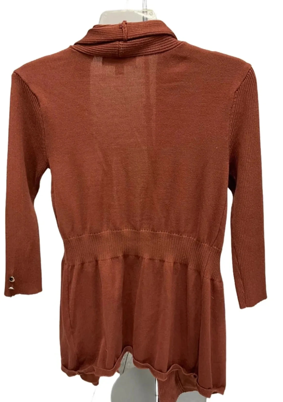 Cardigan By Joan Vass In Orange, Size: S