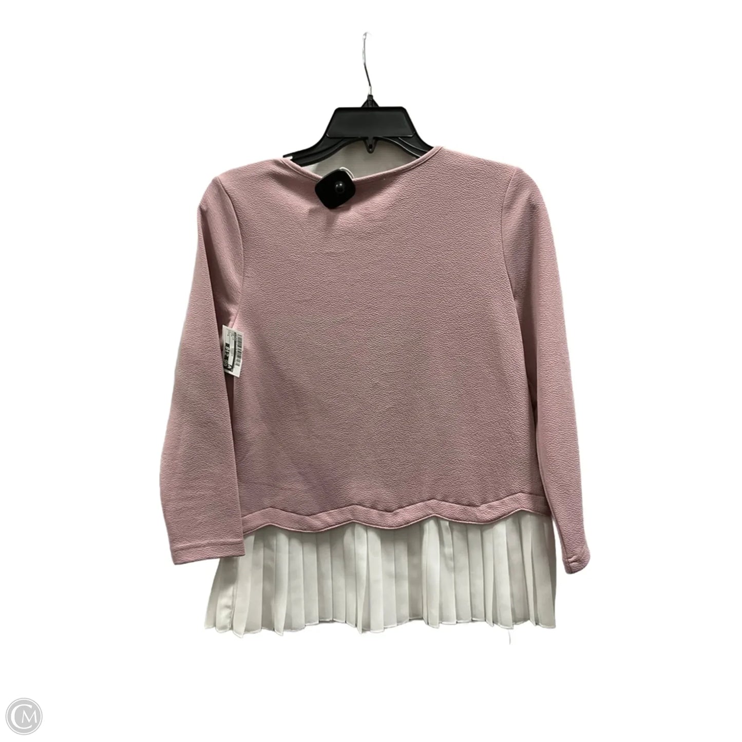 Top Long Sleeve By Sioni In Pink, Size: S