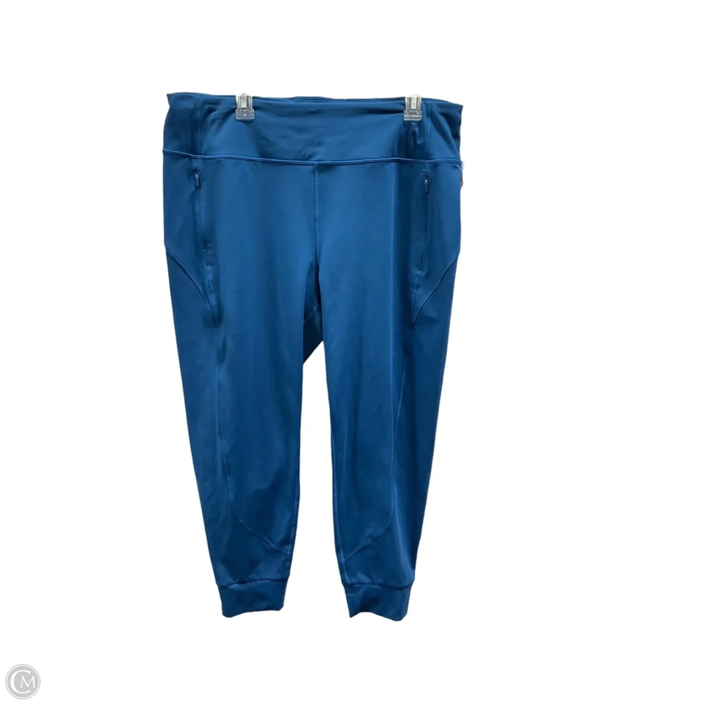 Athletic Leggings By Athleta In Blue, Size: Xl