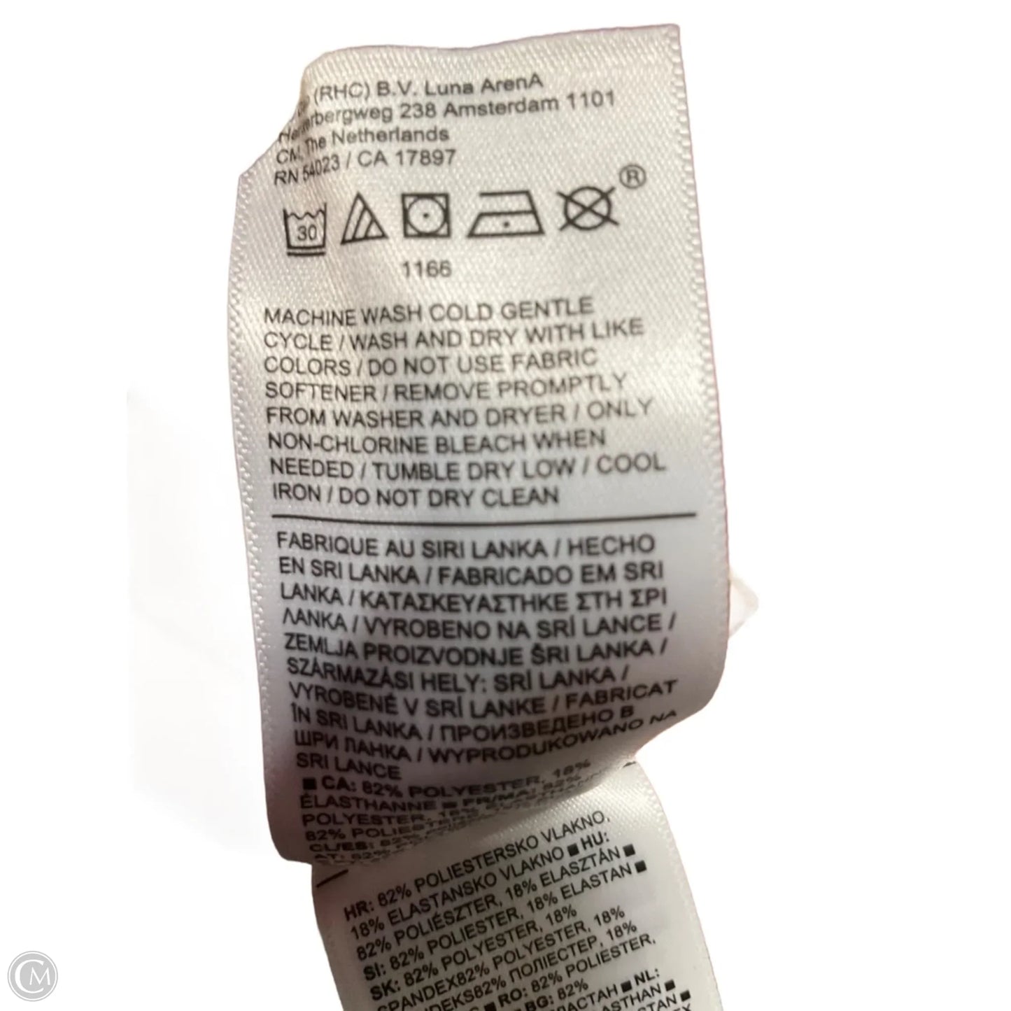 Athletic Top Short Sleeve By Athleta In Orange, Size: L