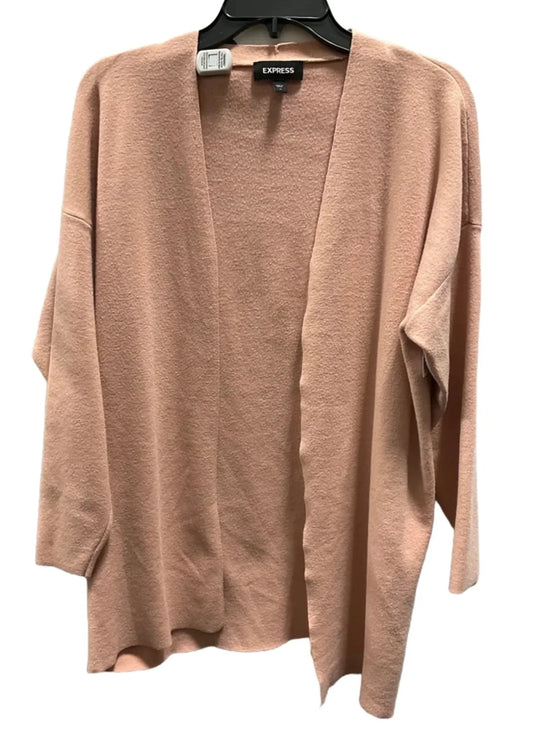 Cardigan By Express In Peach, Size: M