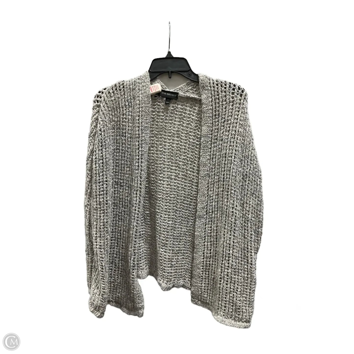 Vest Sweater By Lane Bryant In Grey, Size: 14