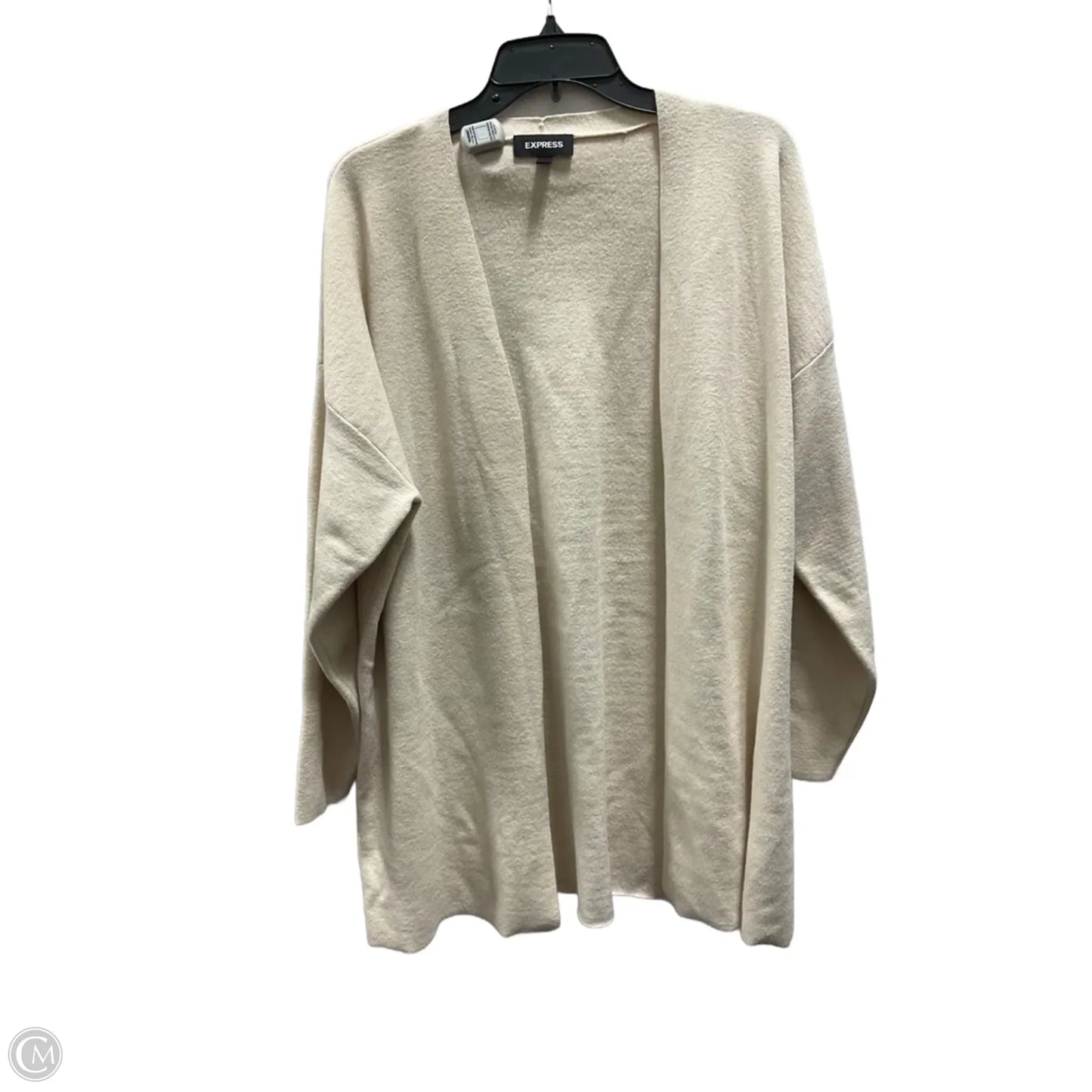 Cardigan By Express In Beige, Size: L