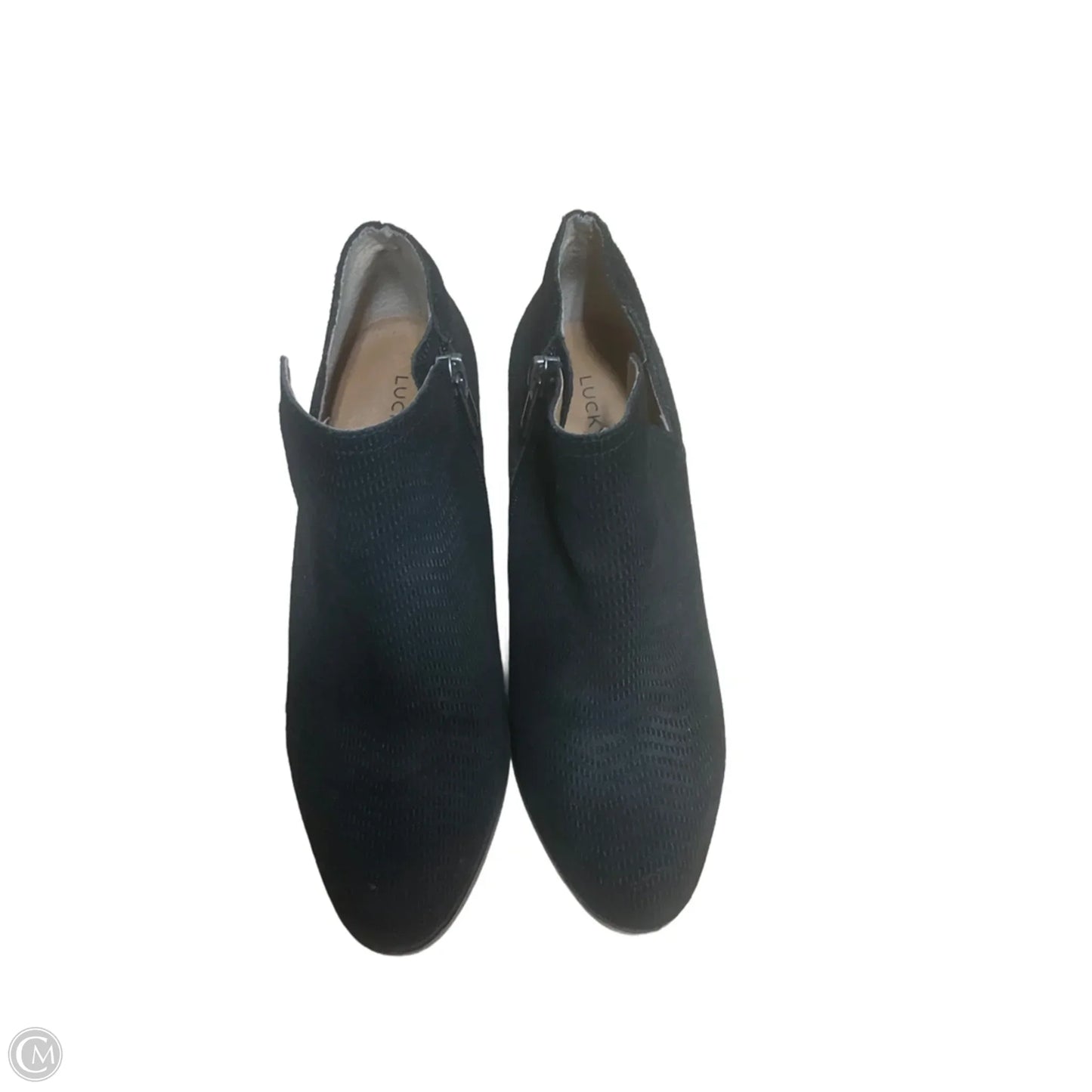 Boots Ankle Heels By Lucky Brand In Black, Size: 6.5