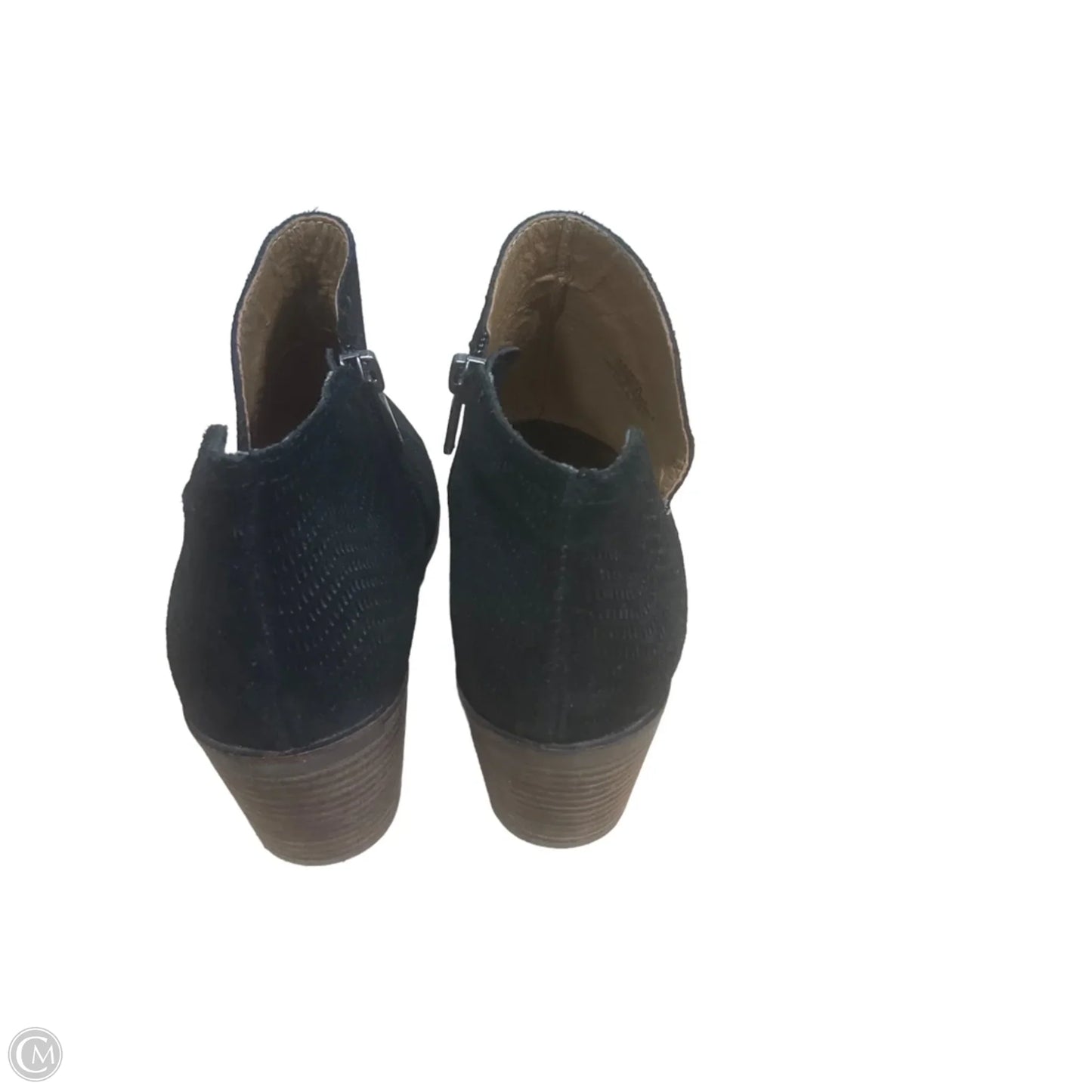 Boots Ankle Heels By Lucky Brand In Black, Size: 6.5