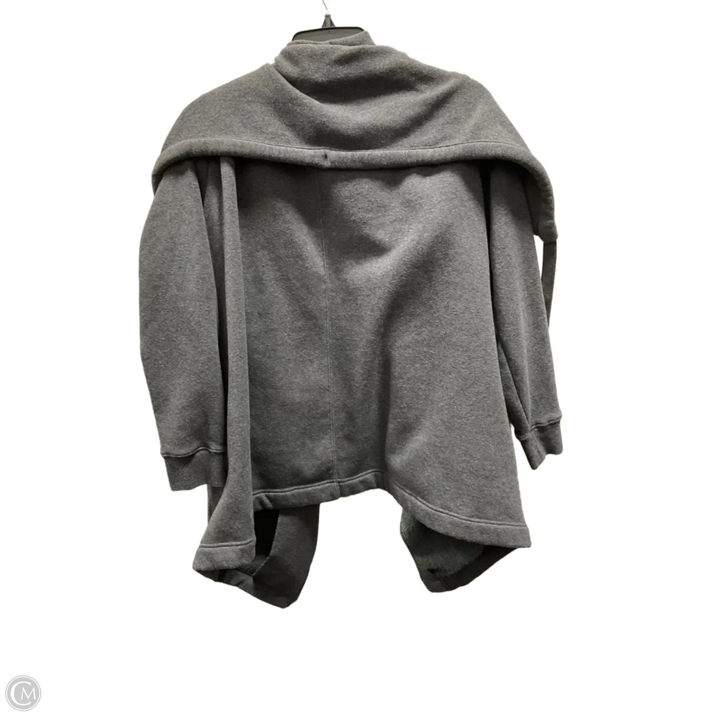Athletic Sweatshirt Hoodie By Zella In Grey, Size: L