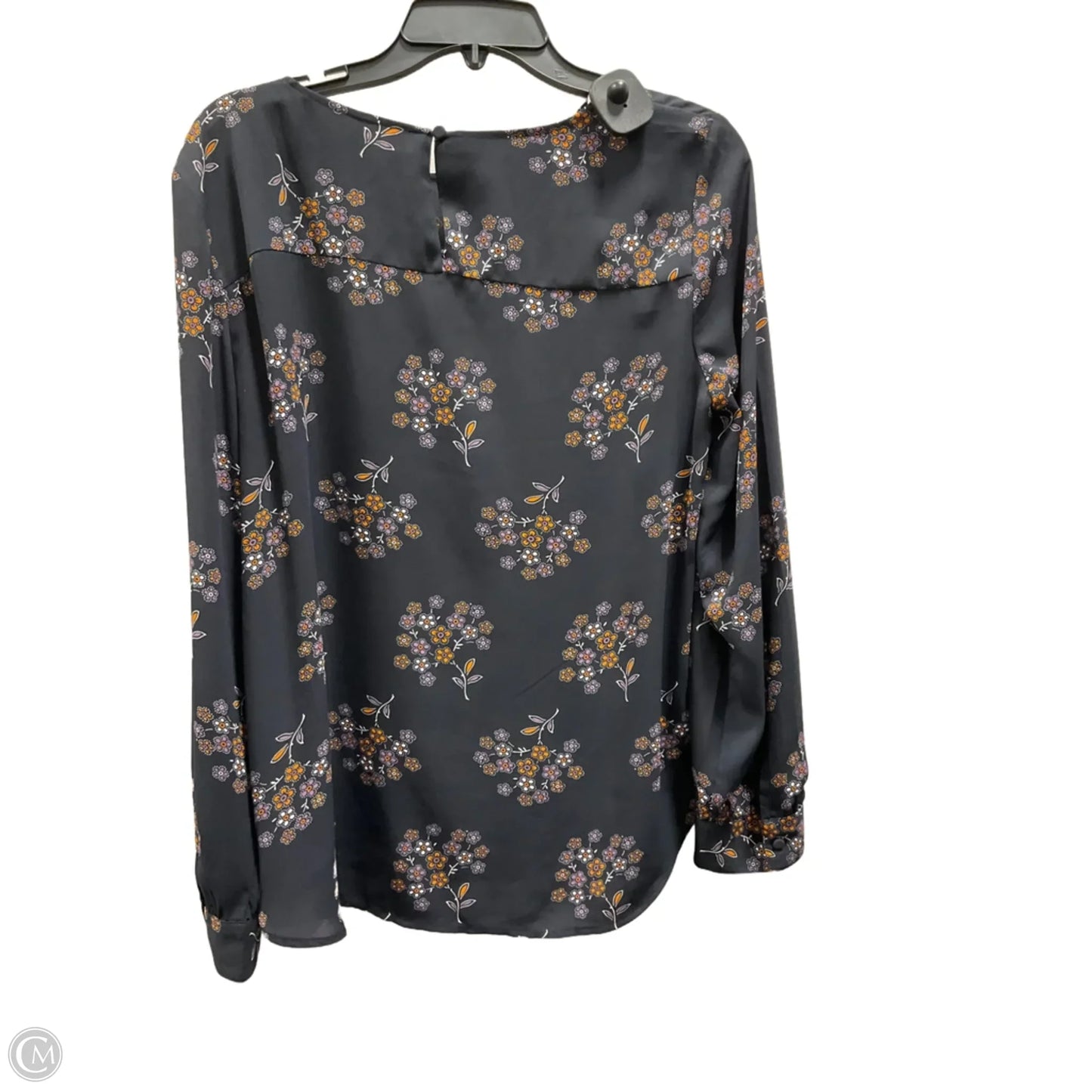 Top Long Sleeve By Loft In Grey, Size: M