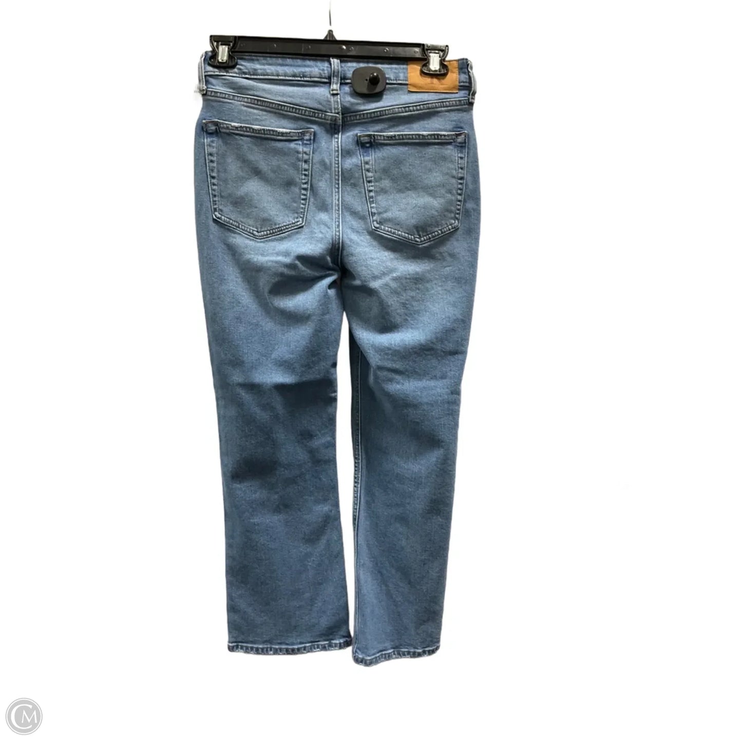 Jeans Straight By Calvin Klein In Blue Denim, Size: 8