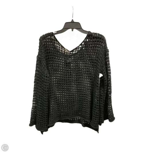 Top Long Sleeve By Pol In Black, Size: S