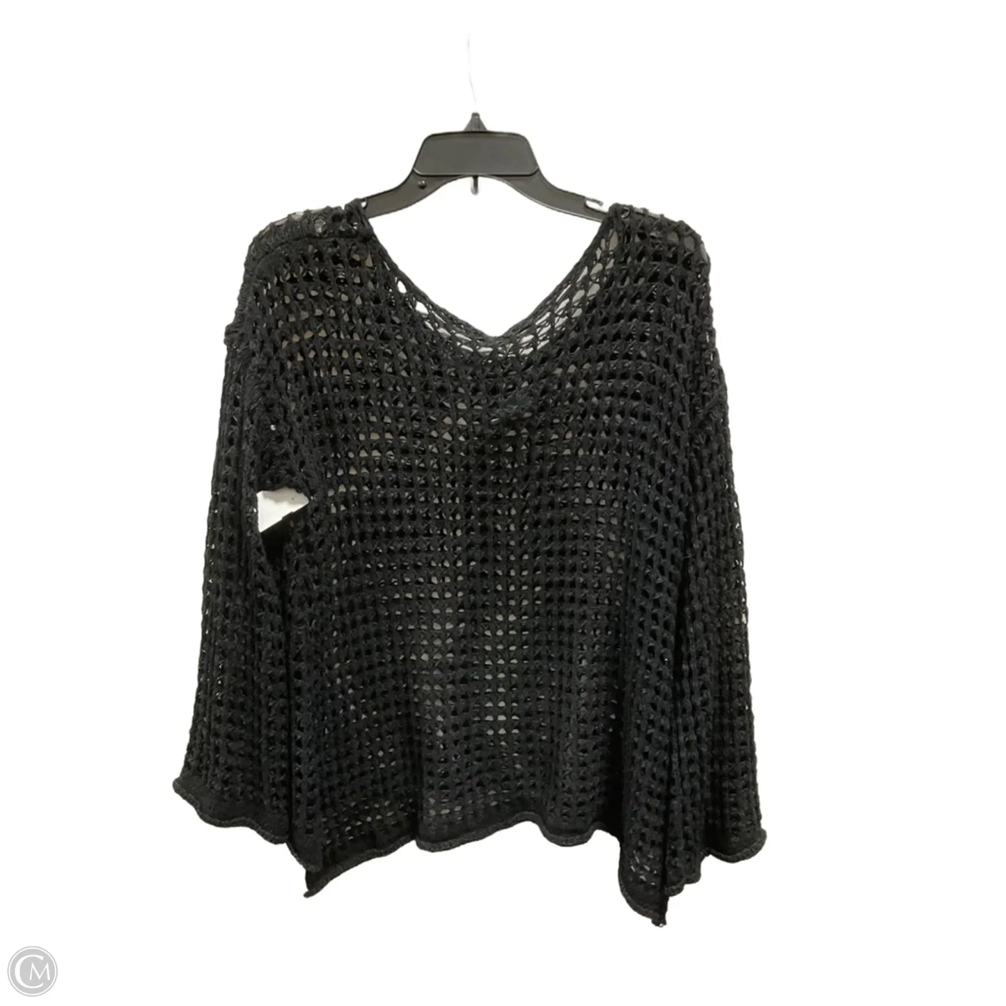 Top Long Sleeve By Pol In Black, Size: S