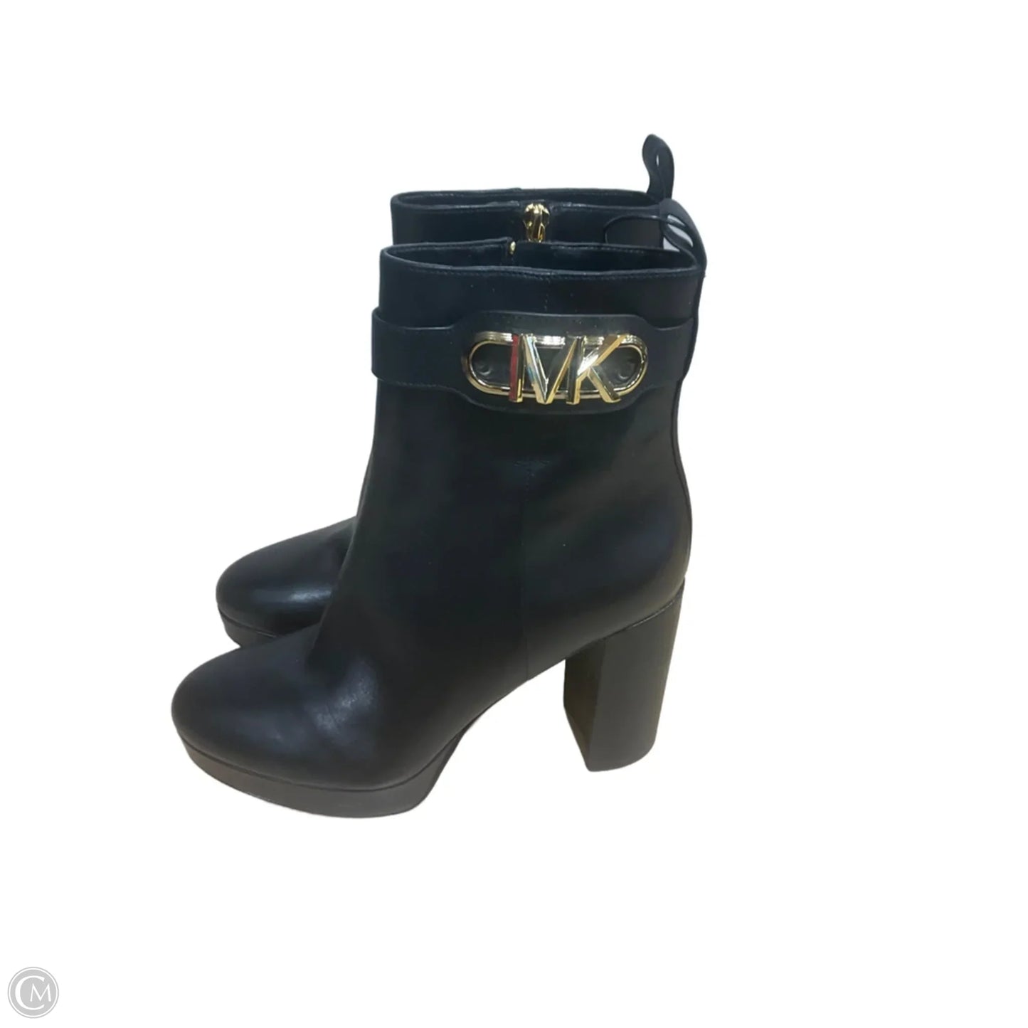 Boots Ankle Heels By Michael By Michael Kors In Black, Size: 8.5