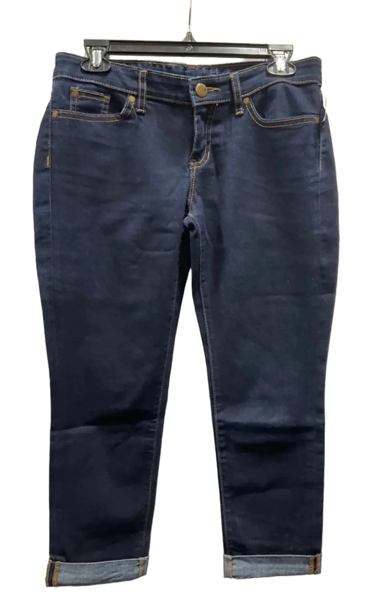 Jeans Skinny By Gap In Blue Denim, Size: 4