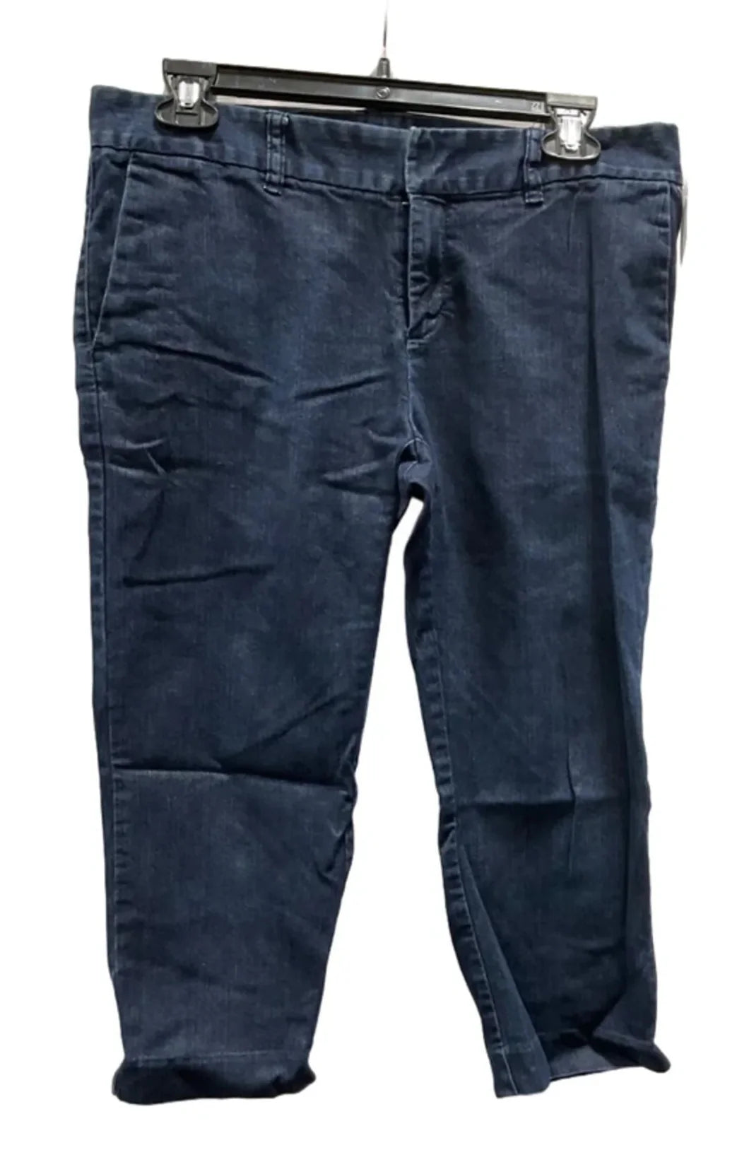 Jeans Cropped By Gap In Blue Denim, Size: 8