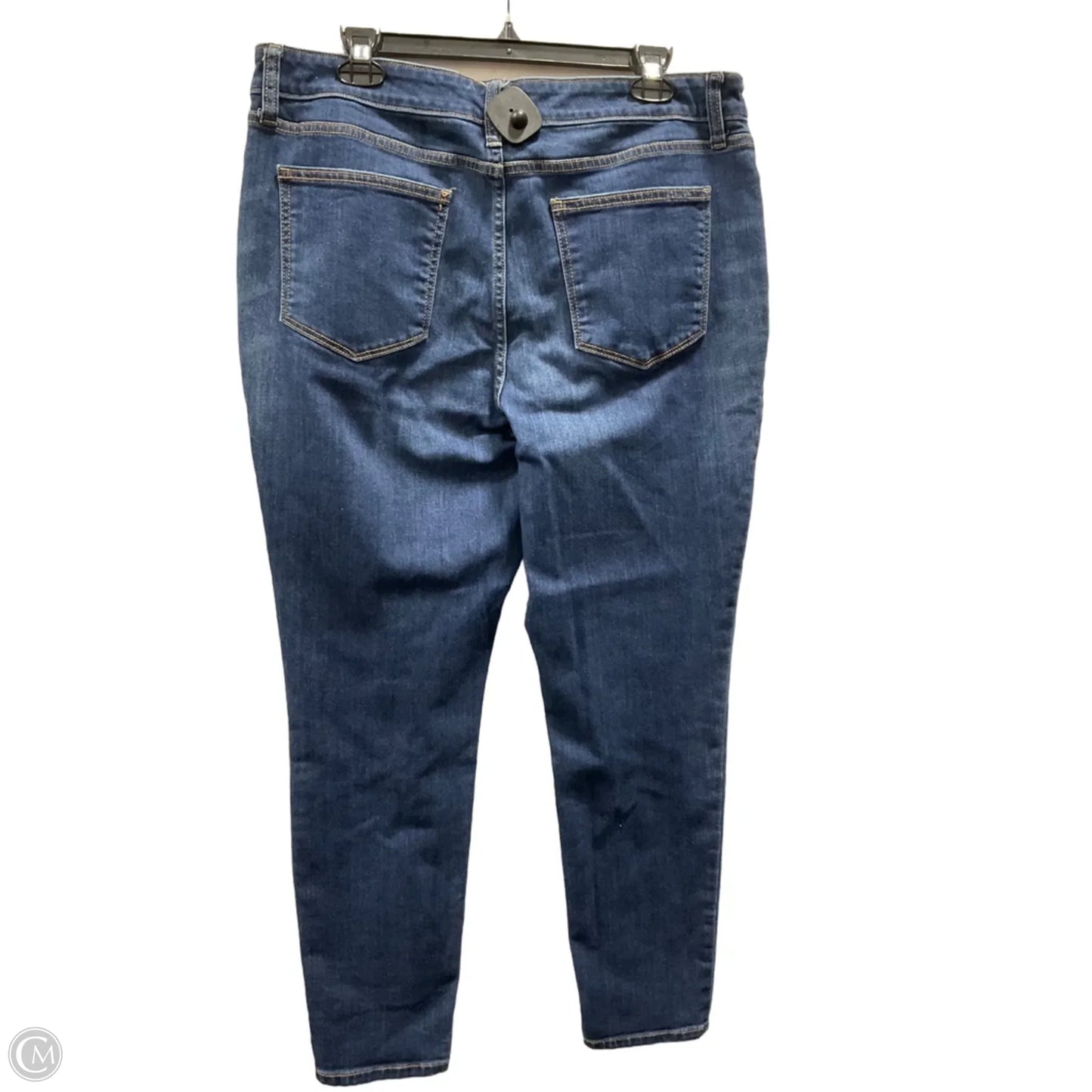 Jeans Skinny By St Johns Bay In Blue Denim, Size: 16