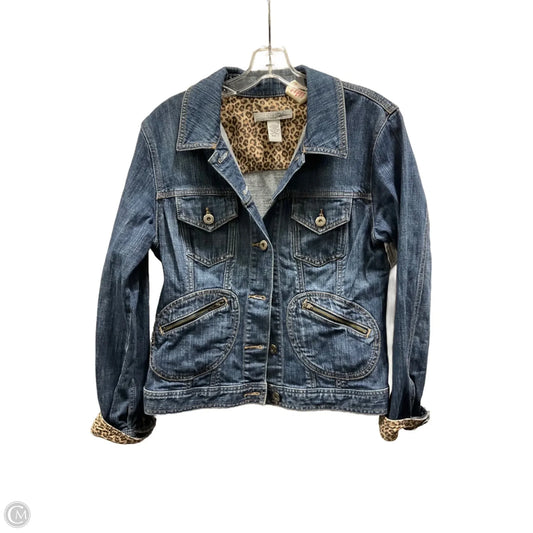 Jacket Denim By Chicos In Blue Denim, Size: M