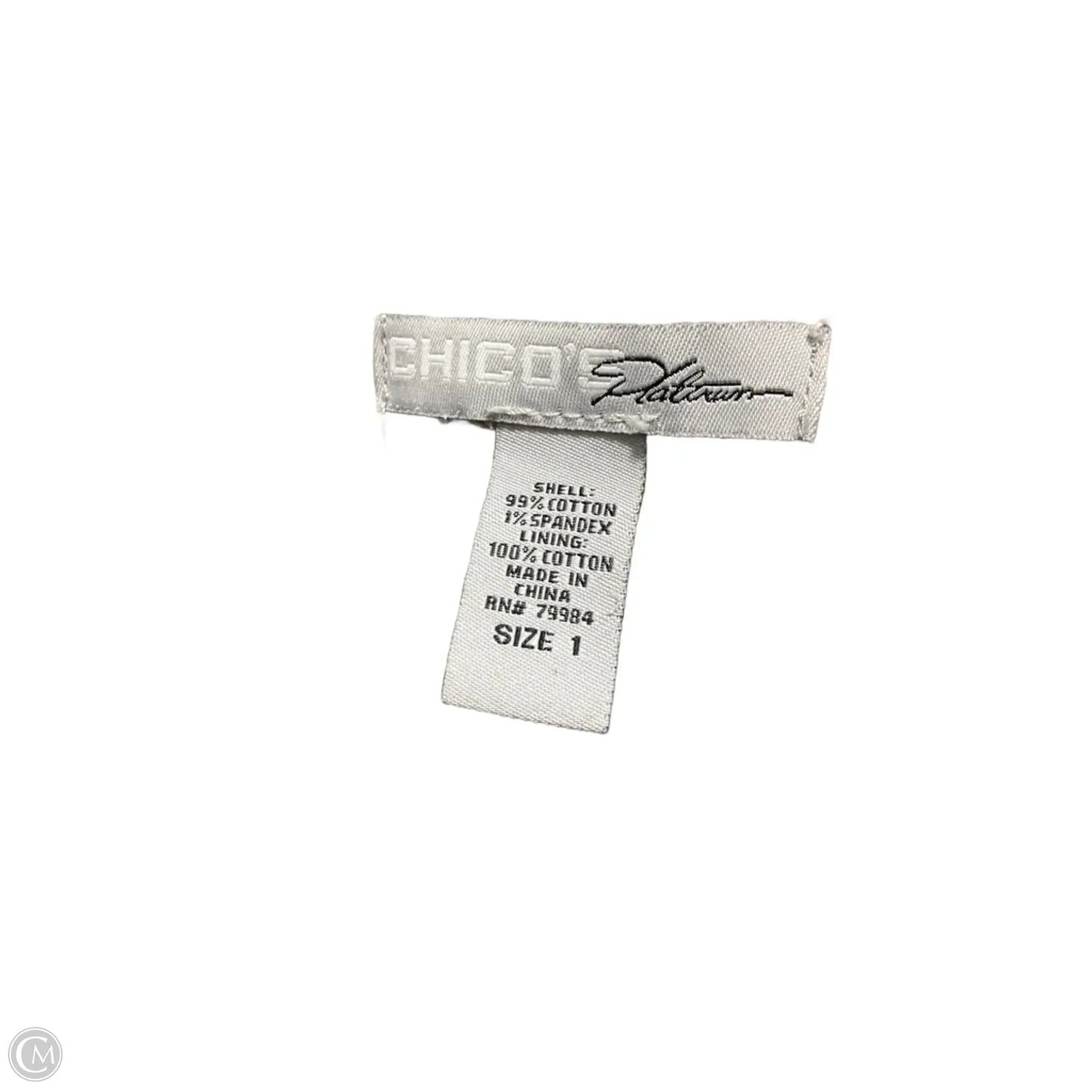 Jacket Denim By Chicos In Blue Denim, Size: M