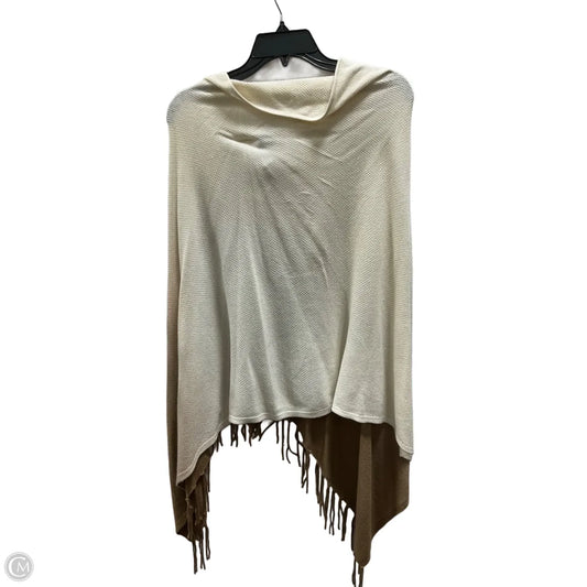 Poncho By Chicos In Cream, Size: L