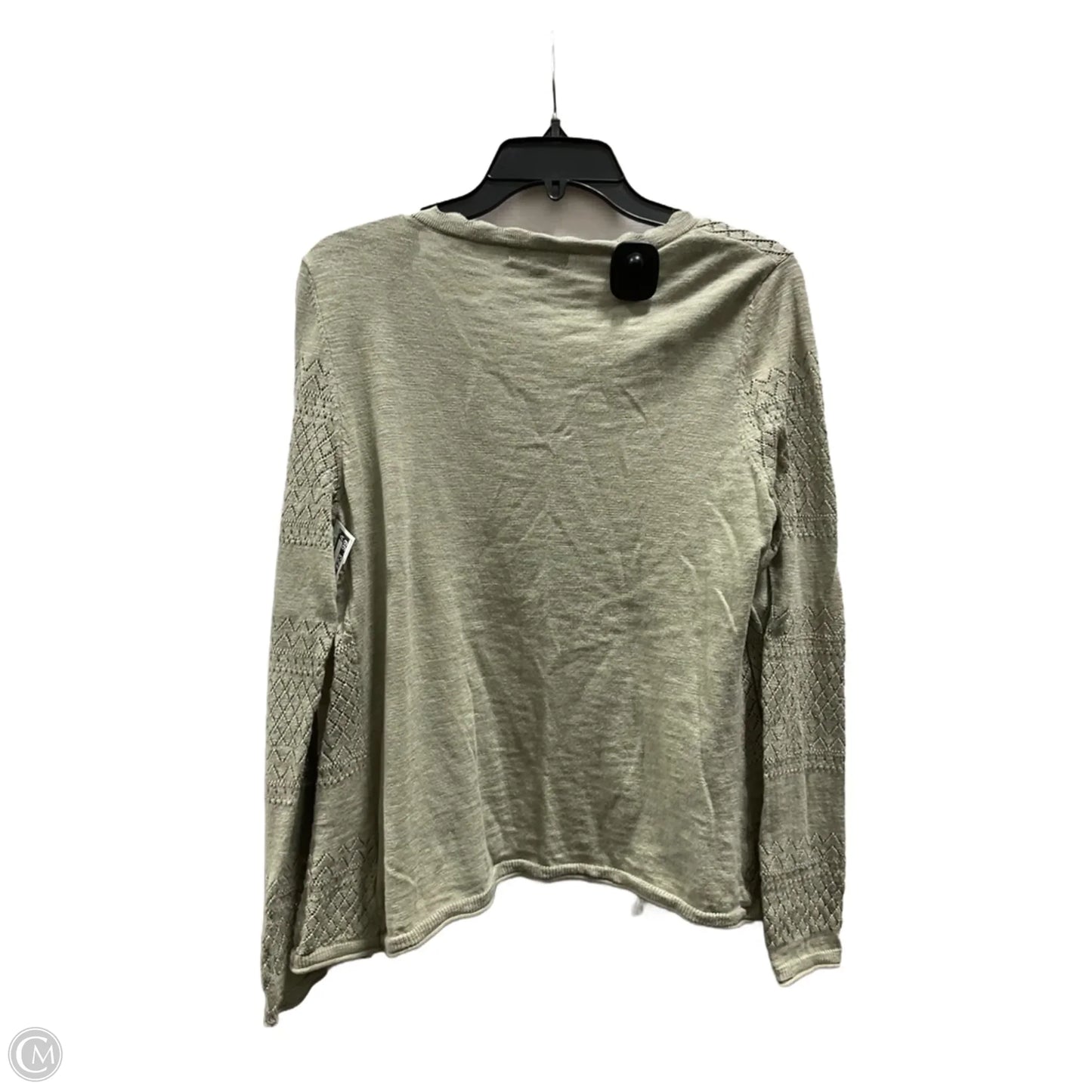 Cardigan Designer By Frye In Green, Size: M