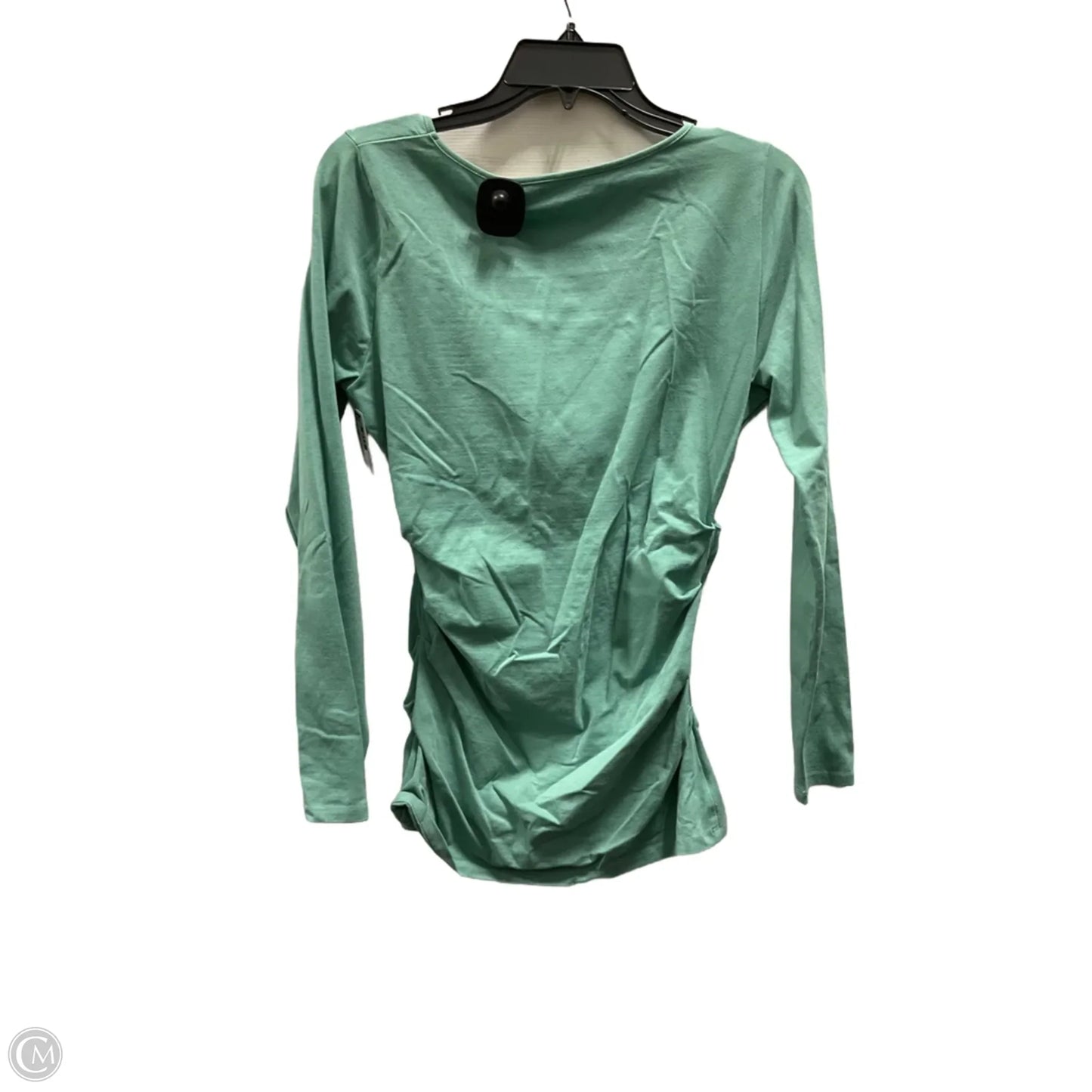 Top Long Sleeve Basic By Boston Proper In Teal, Size: M