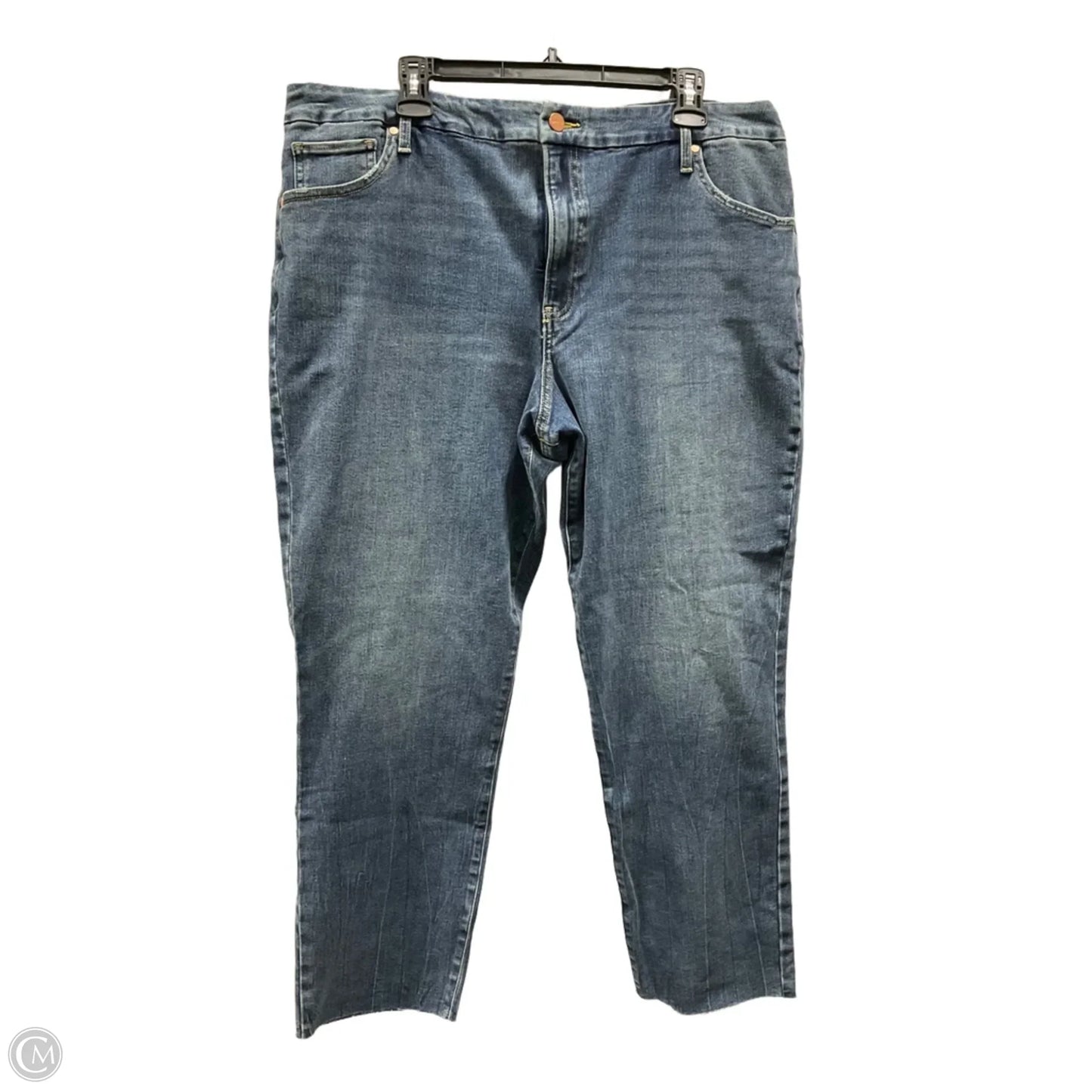 Jeans Skinny By Express In Blue Denim, Size: Xl