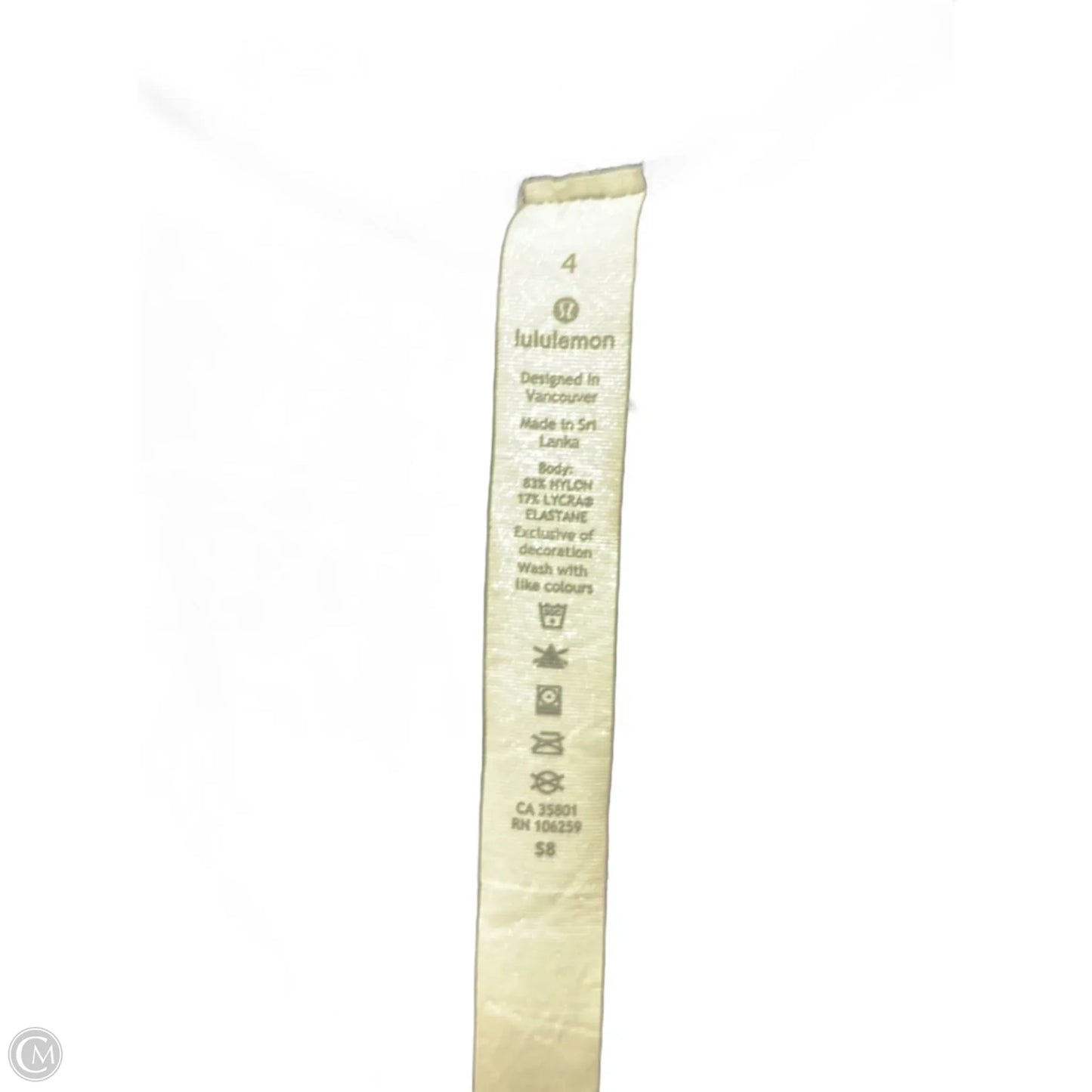 Athletic Leggings By Lululemon In Grey, Size: 4