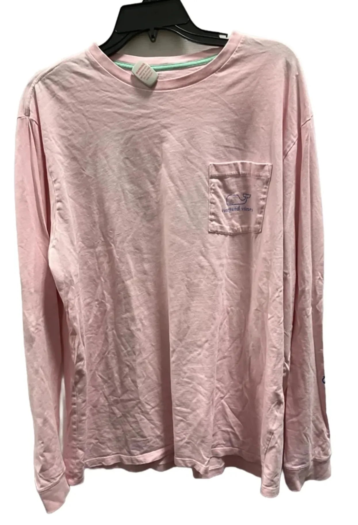 Top Long Sleeve By Vineyard Vines In Pink, Size: Xl