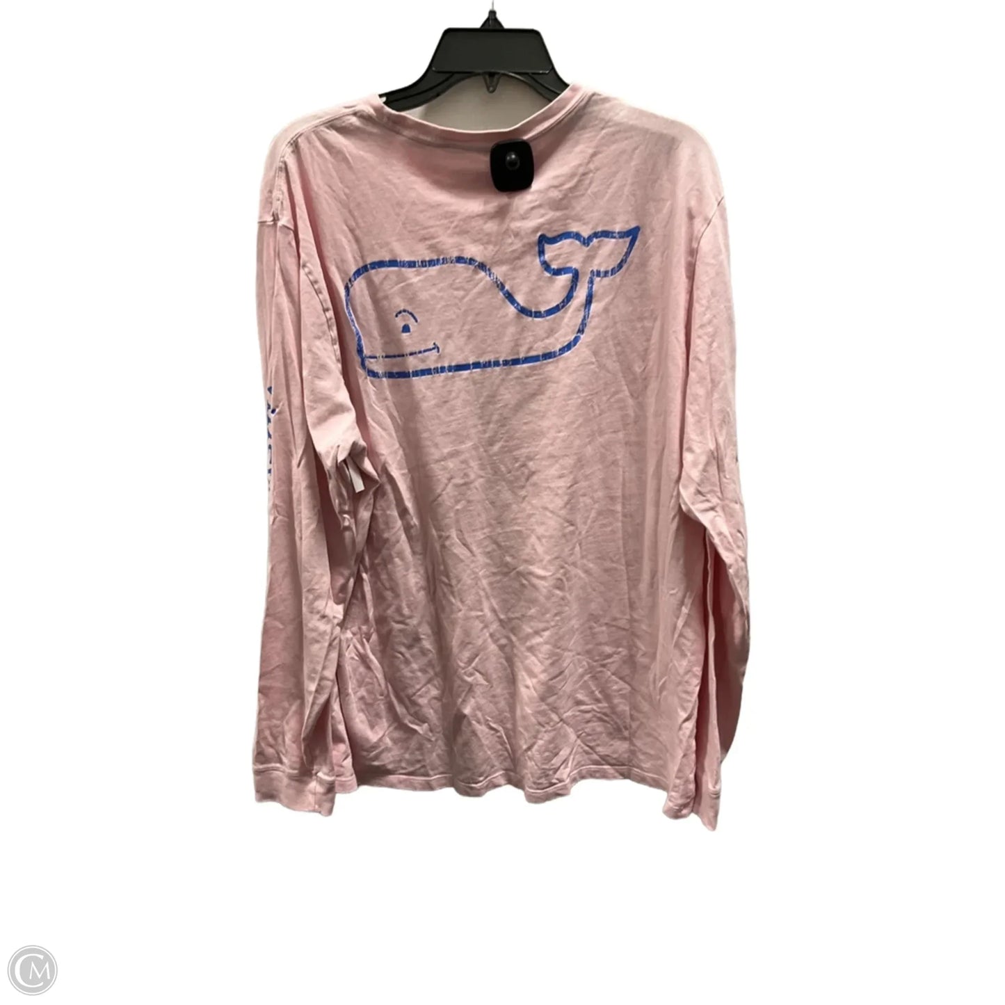 Top Long Sleeve By Vineyard Vines In Pink, Size: Xl