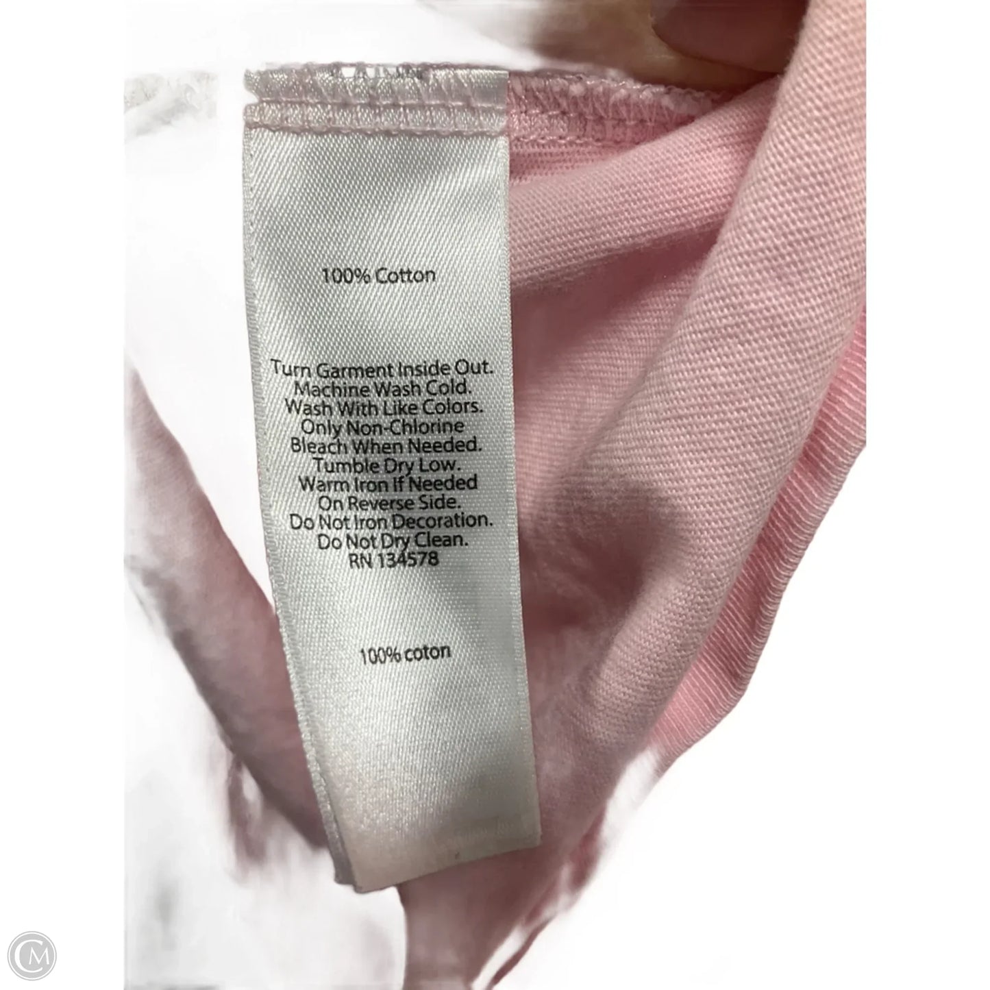 Top Long Sleeve By Vineyard Vines In Pink, Size: Xl