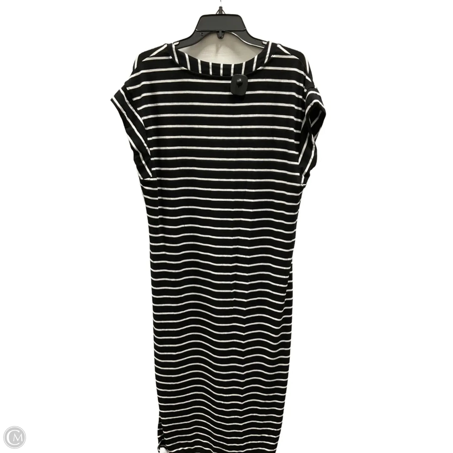 Dress Casual Midi By White House Black Market In Striped Pattern, Size: L