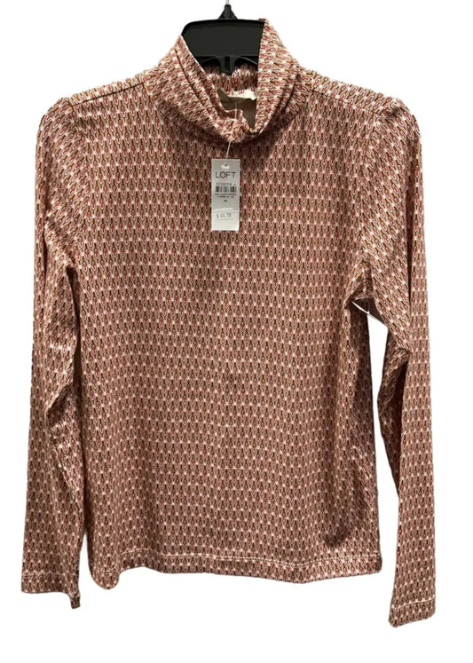 Top Long Sleeve By Loft In Orange, Size: M
