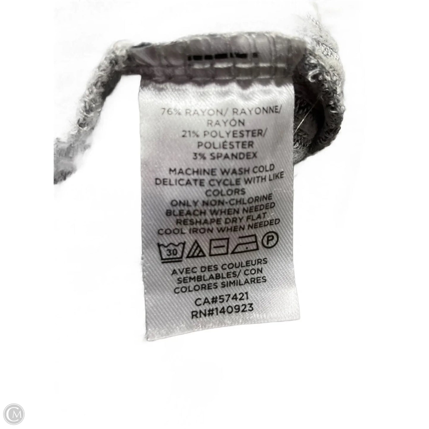 Top Long Sleeve By Loft In Grey, Size: M