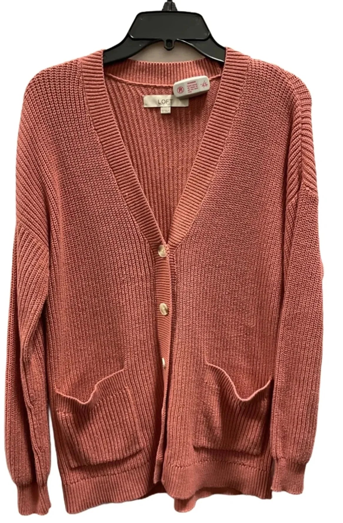 Cardigan By Loft In Pink, Size: M