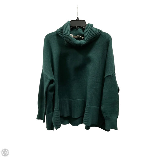 Top Long Sleeve By Loft In Green, Size: M