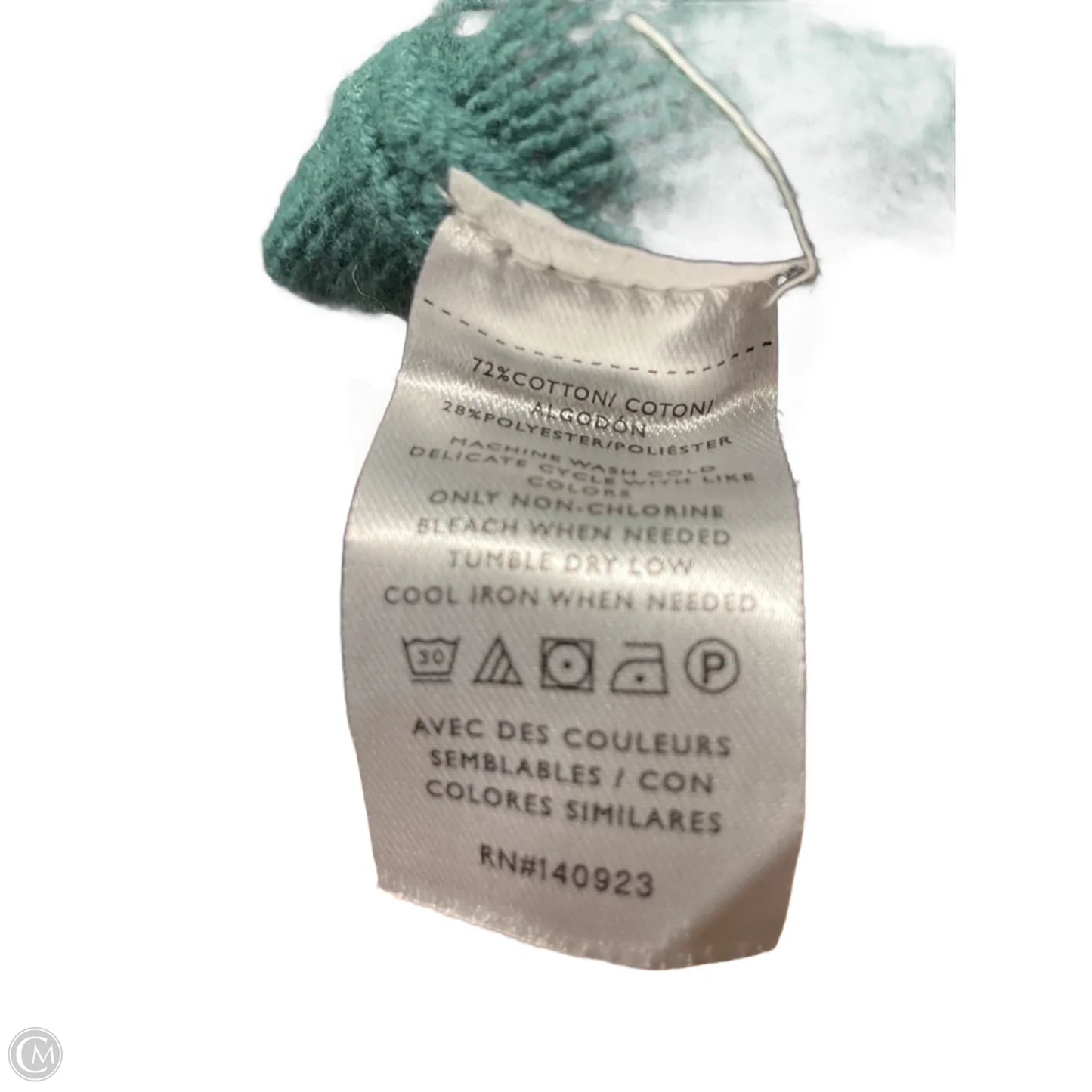 Top Long Sleeve By Loft In Green, Size: M