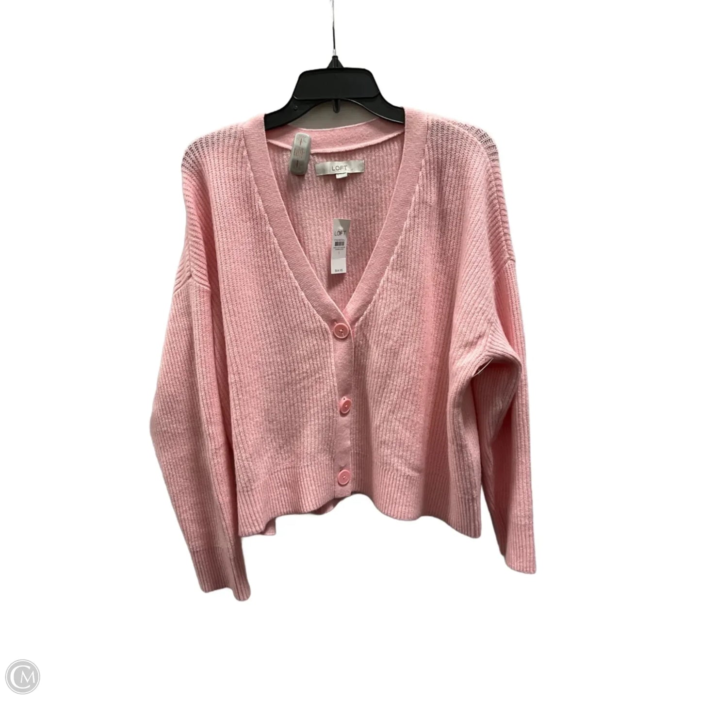 Cardigan By Loft In Pink, Size: S