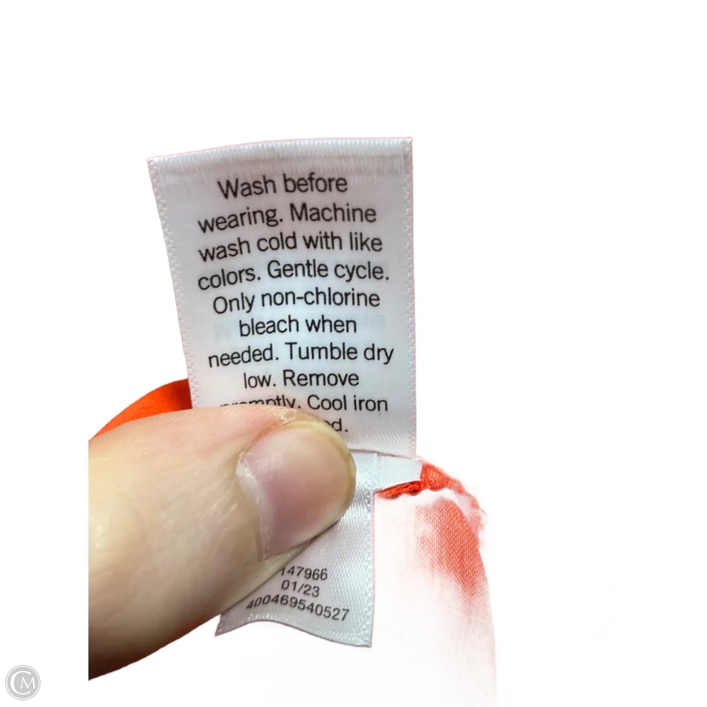 Top Sleeveless By Nine West In Orange, Size: L