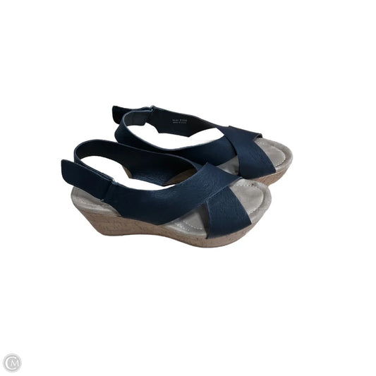 Sandals Heels Wedge By Cl By Chinese Laundry In Black, Size: 8.5