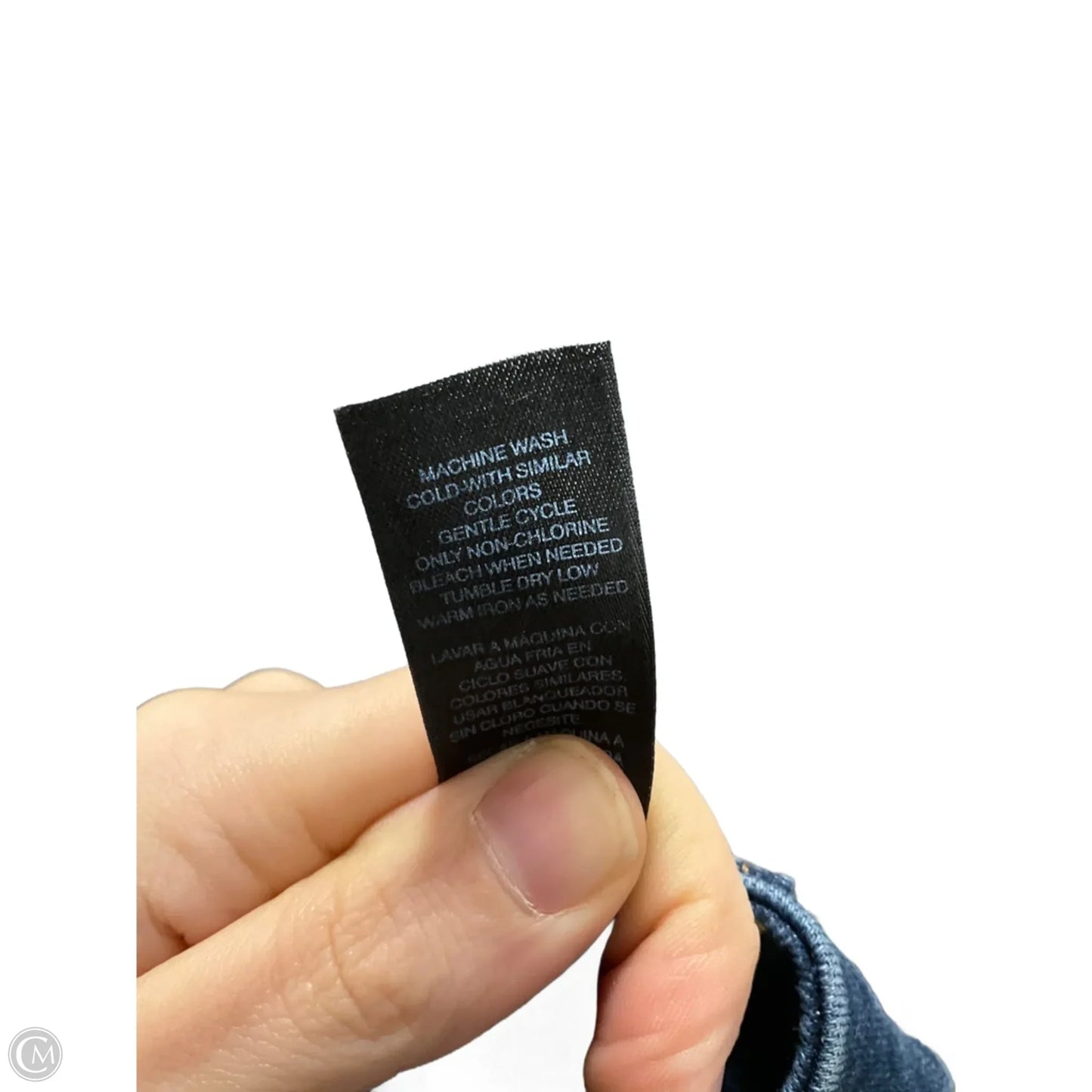 Jeans Straight By Chicos In Blue Denim, Size: 6