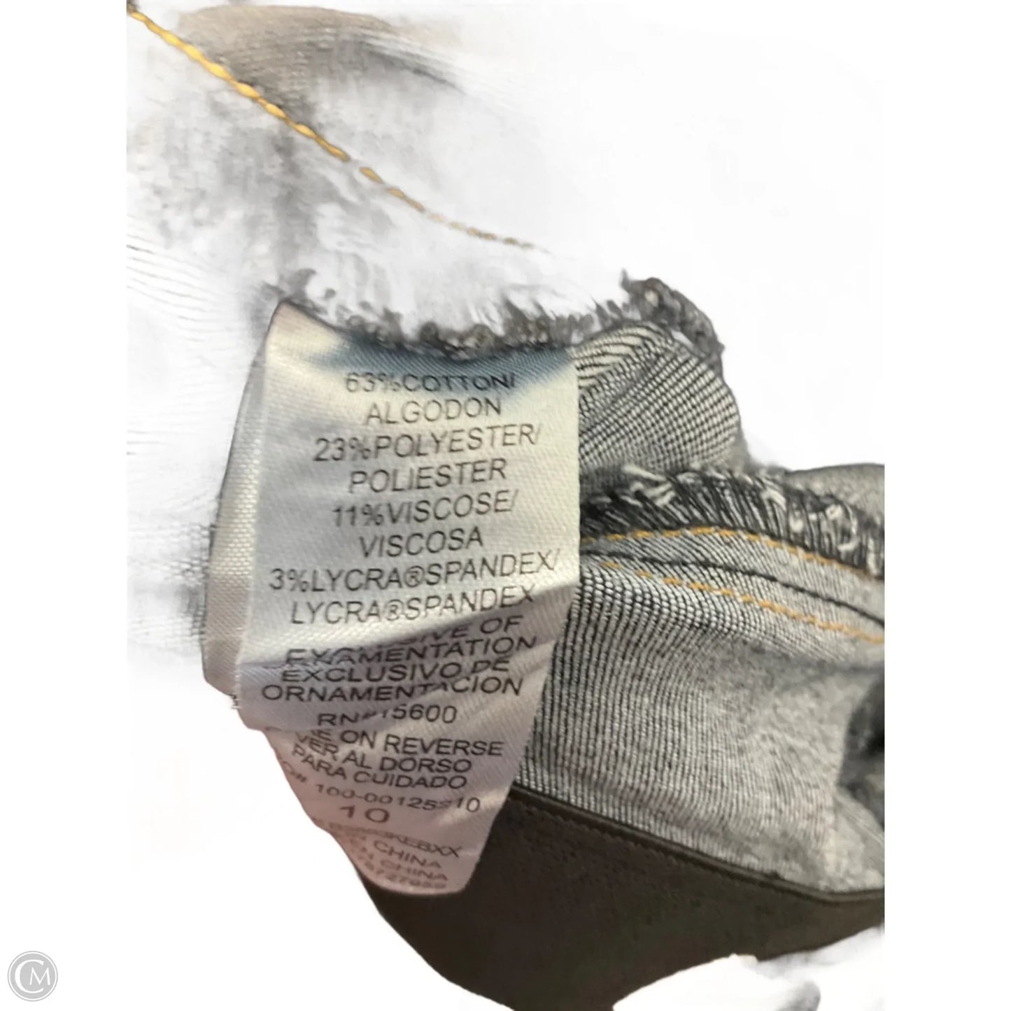 Jeans Wide Leg By Democracy In Blue Denim, Size: 10