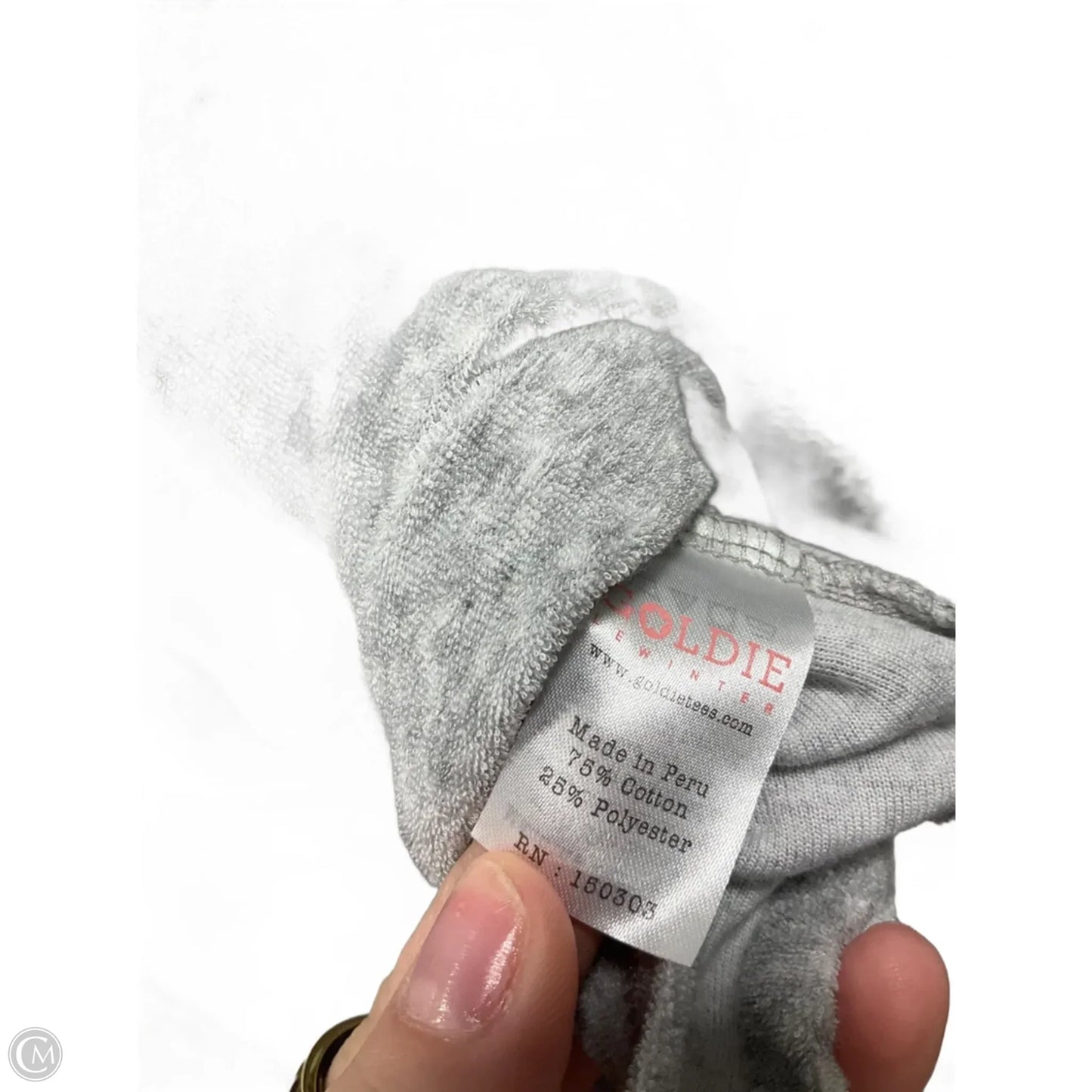 Top Long Sleeve By Cmc In Grey, Size: S