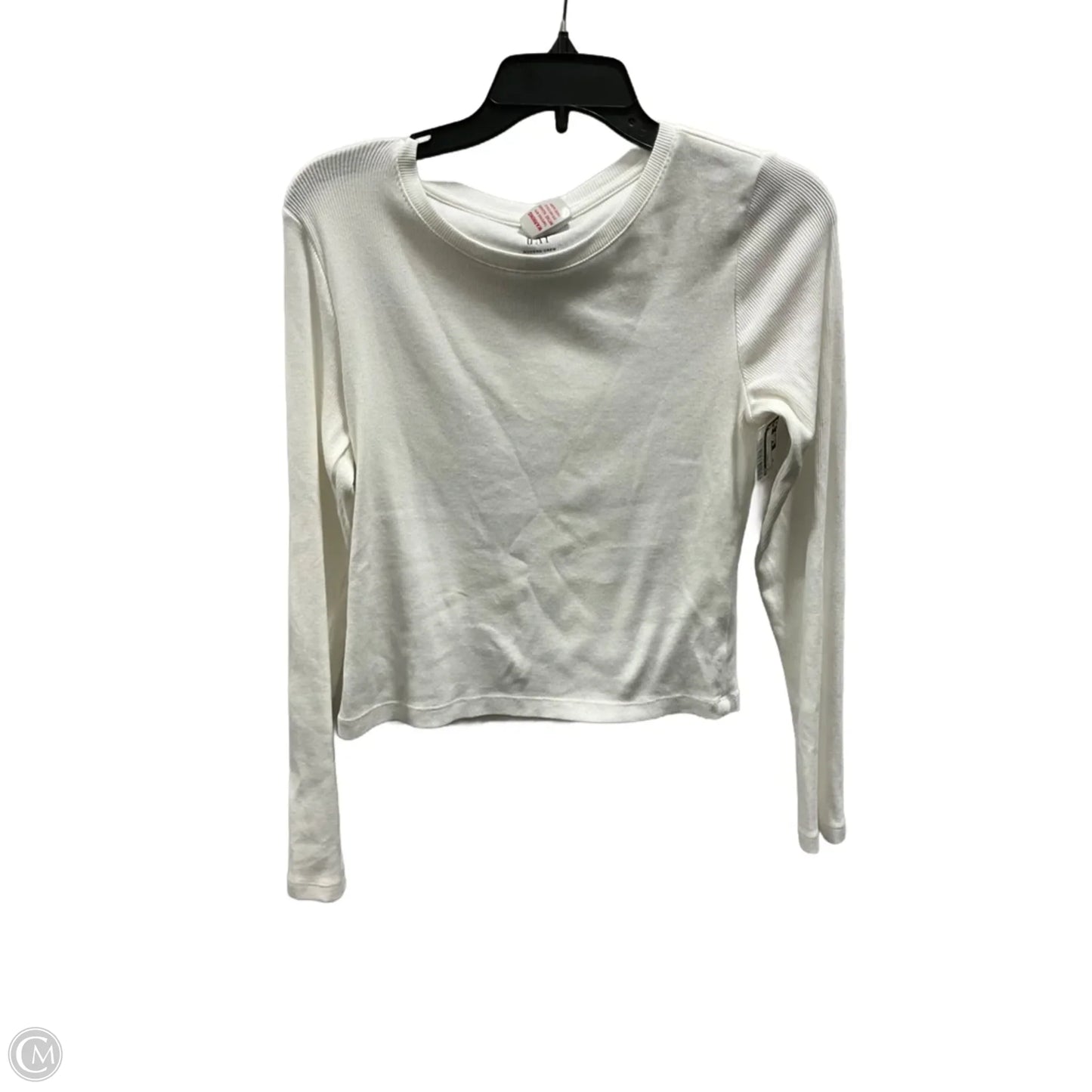 Top Long Sleeve Basic By Gap In White, Size: Mp