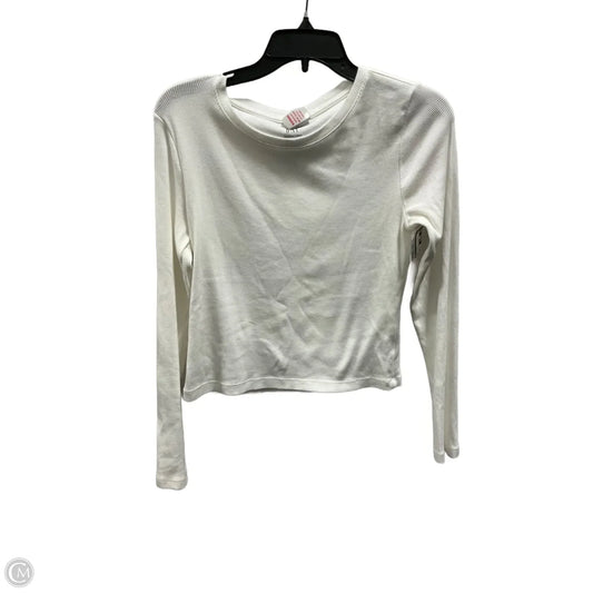 Top Long Sleeve Basic By Gap In White, Size: Mp