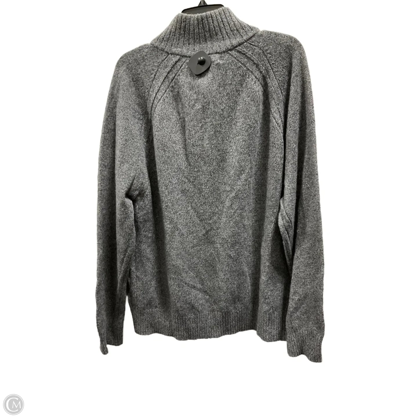 Top Long Sleeve By Banana Republic In Grey, Size: Xl