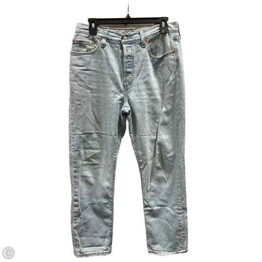 Jeans Straight By Levis In Blue Denim, Size: 6