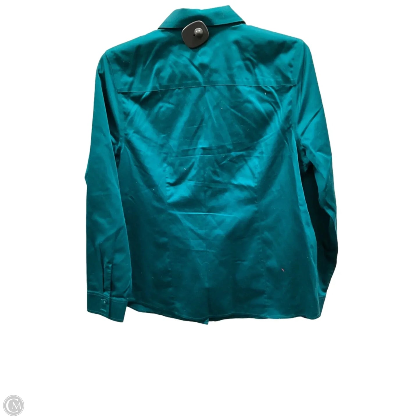 Blouse Long Sleeve By Chicos In Green, Size: 6