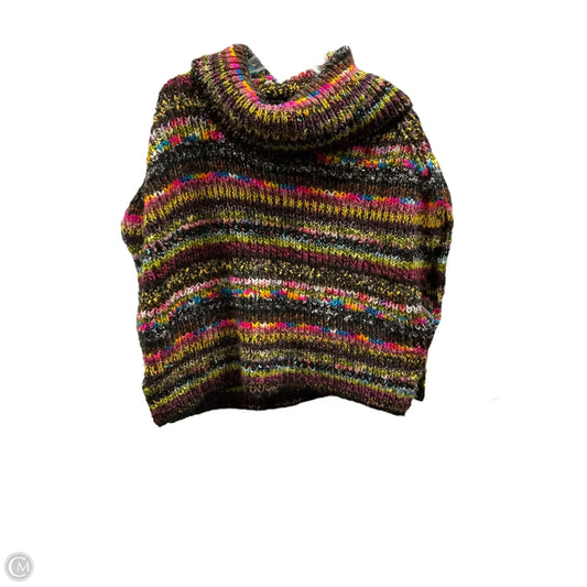 Sweater Short Sleeve By Anthropologie In Rainbow Print, Size: S
