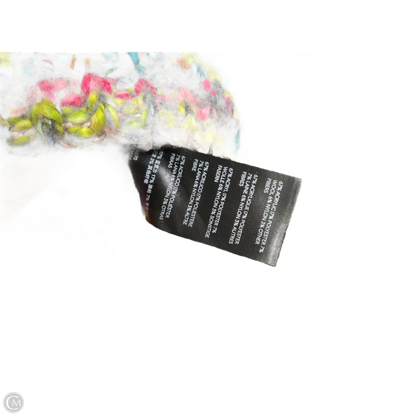 Sweater Short Sleeve By Anthropologie In Rainbow Print, Size: S