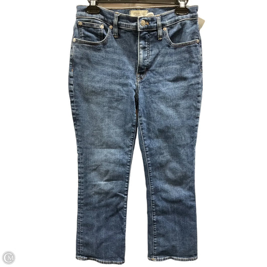 Jeans Boot Cut By Madewell In Blue Denim, Size: 4