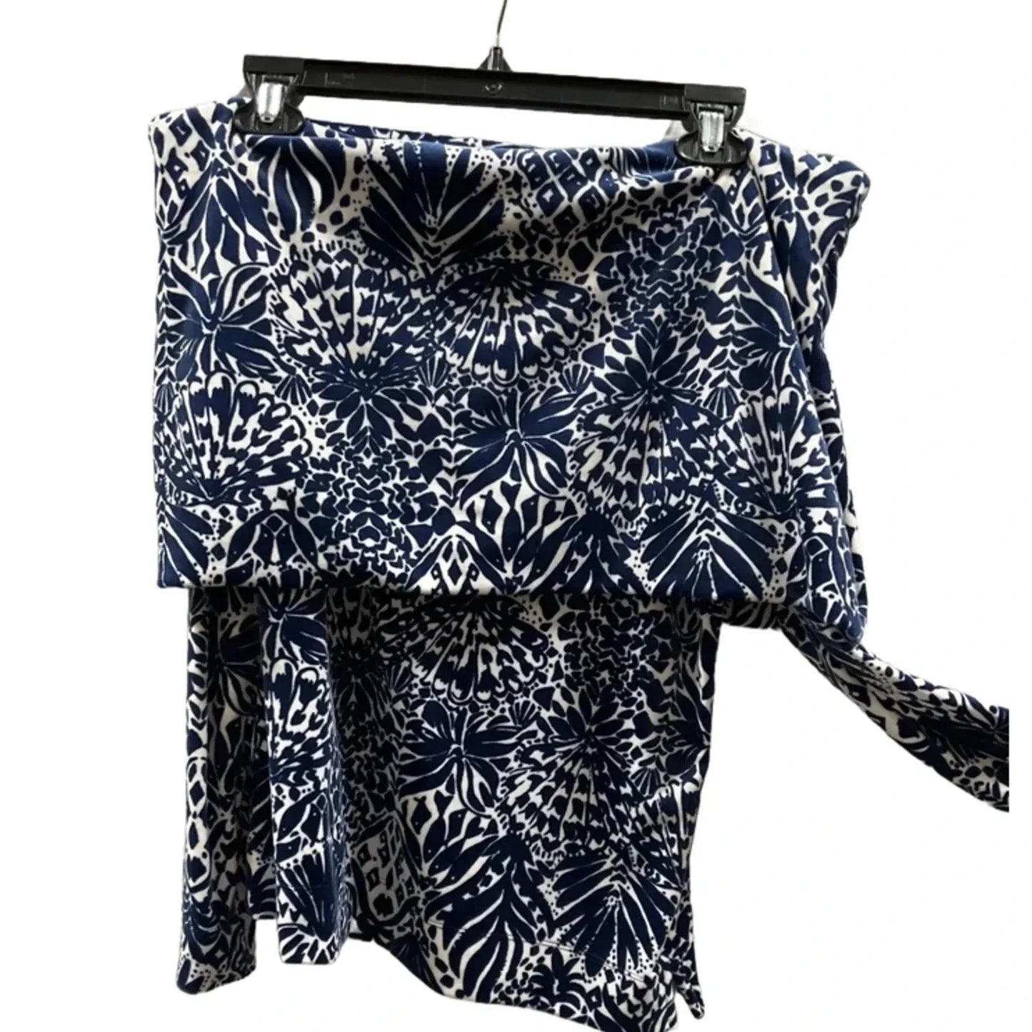 Top Long Sleeve Designer By Lilly Pulitzer In Blue, Size: S